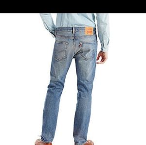 Levi's® Mens Mid Rise 501 Straight Leg Jean